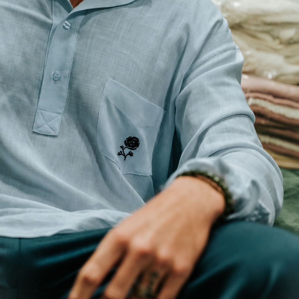 Beachwood Blue Shirt Millichamp and Hall