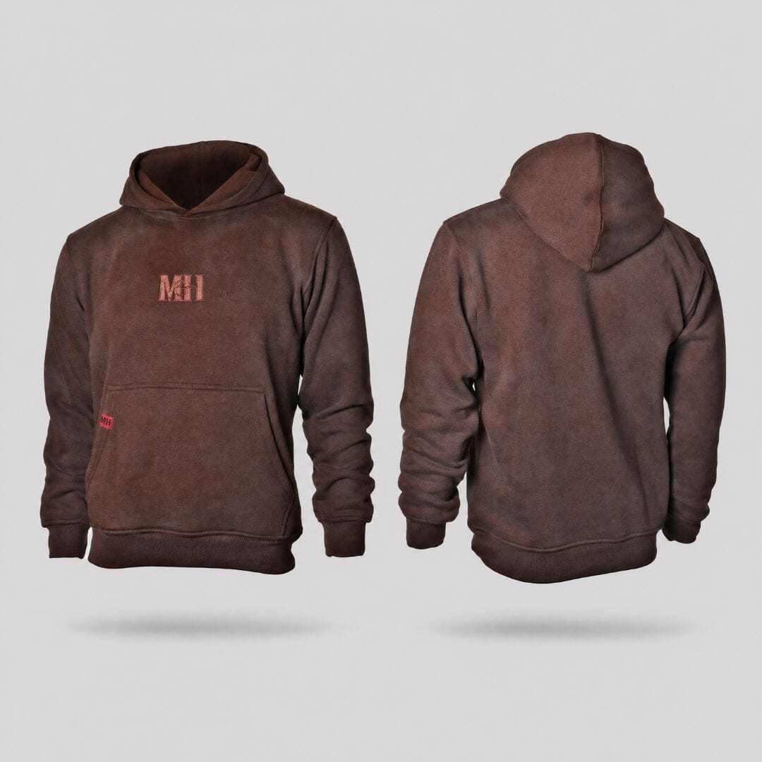 Vintage Washed Hoodie Clothing Millichamp and Hall