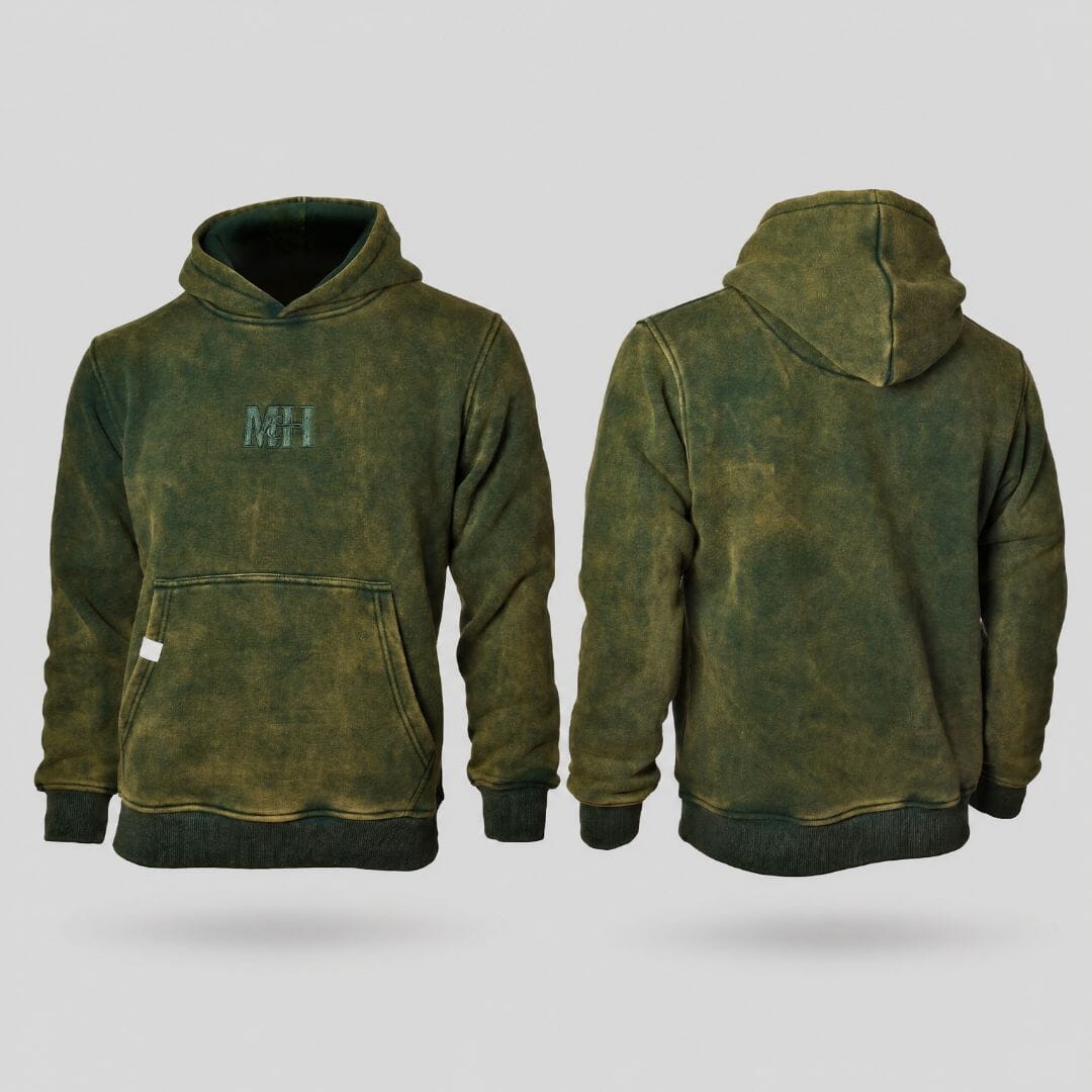 Vintage Washed Hoodie Clothing Millichamp and Hall