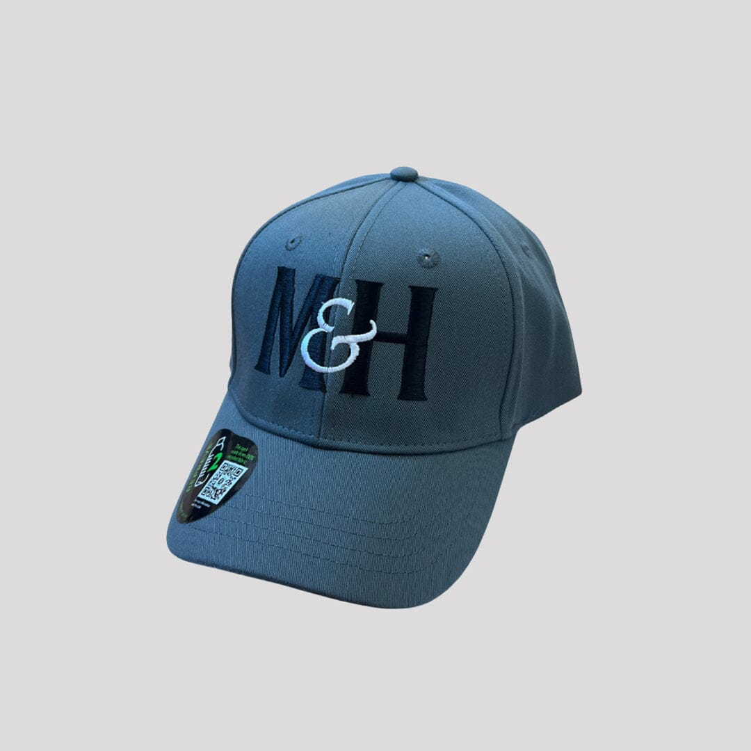 Black & Grey Recycled Cap Accessories Millichamp and Hall