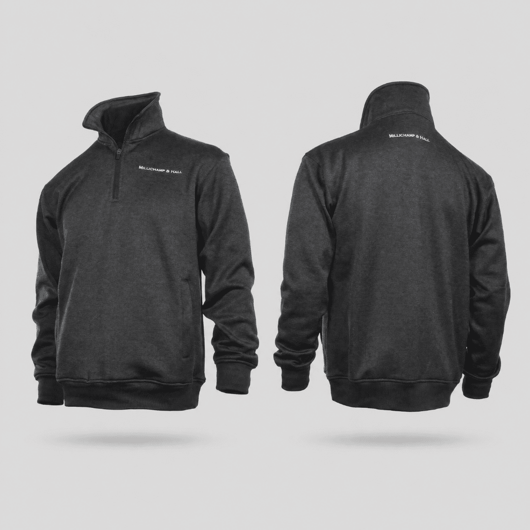 Quarter zip sweatshirt Clothing Millichamp and Hall