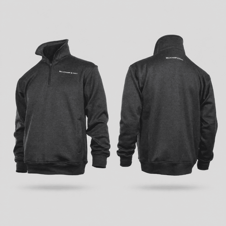 Quarter zip sweatshirt Clothing Millichamp and Hall