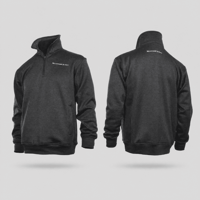 Quarter zip sweatshirt Clothing Millichamp and Hall