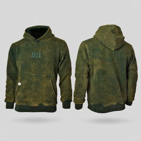 Vintage Washed Hoodie Clothing Millichamp and Hall