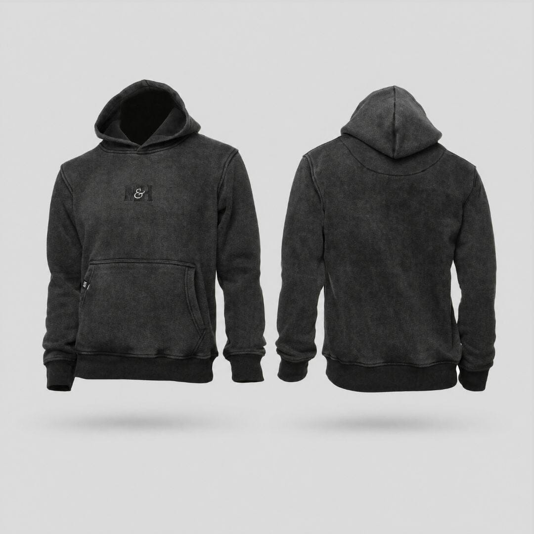 Vintage Washed Hoodie Clothing Millichamp and Hall