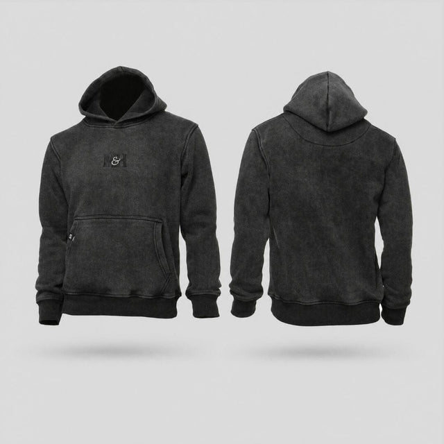 Vintage Washed Hoodie Clothing Millichamp and Hall