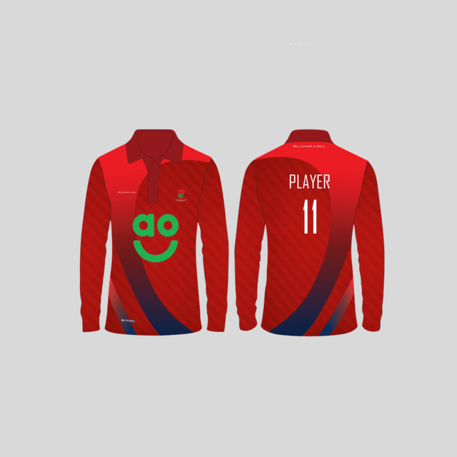 Edgworth Club Cricket Shirt (Long sleeve) Millichamp and Hall
