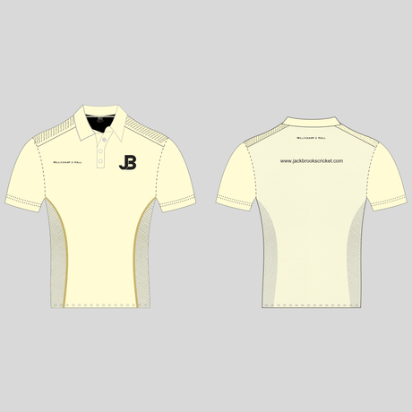 Jack Brooks Cricket Shirt (Short sleeve) Millichamp and Hall