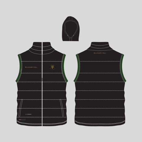 Rockhampton Ravens Women's Padded Gilet Clothing Millichamp and Hall