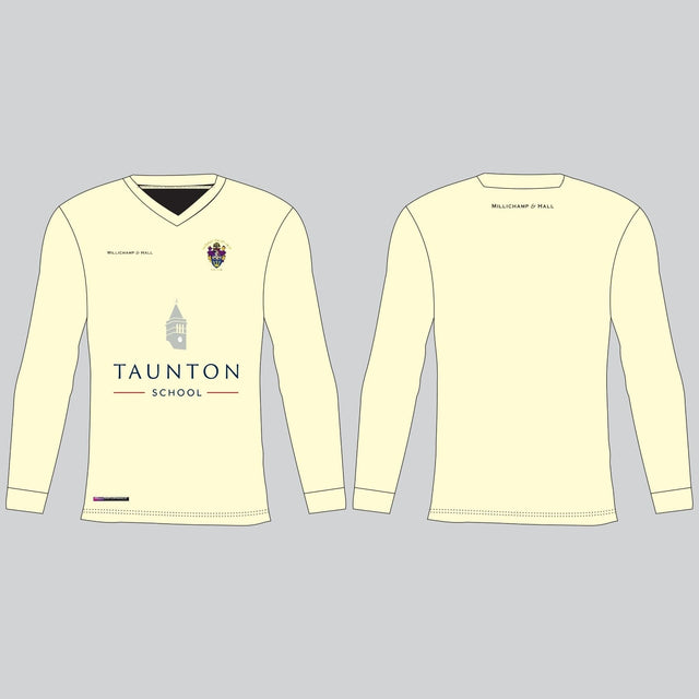 Taunton Vale White Cricket Sweater Millichamp and Hall