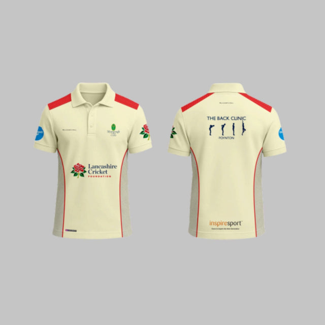 Myerscough White Playing Shirt Millichamp and Hall