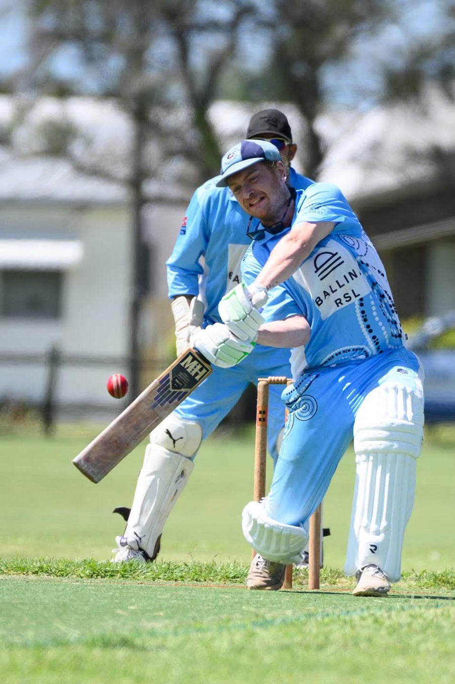 Different country. Same big hitting. Aengus Chapman has been launching cricket balls into the Melbourne sky, including a monster 80-metre six. Apparently, the boundaries in Australia aren't quite big enough either.
