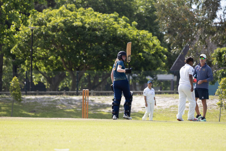 Making herself right at home in South Africa! Alice A smashed an unbeaten 70 for the University of the Western Cape, proving that the runs don't stop just because the scenery changes. Different continent, same Never Normal performances.