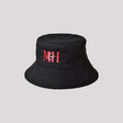 M&H Black Bucket Hat Accessories Millichamp and Hall