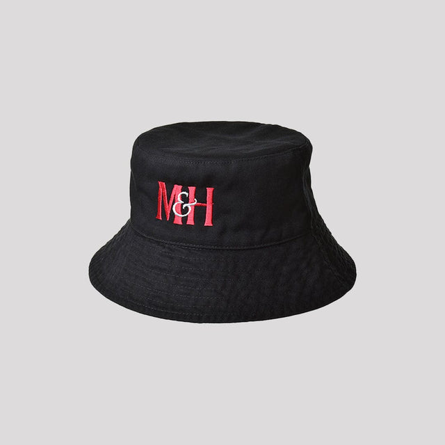 M&H Black Bucket Hat Accessories Millichamp and Hall