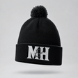 M&H Black Bobble Hat Accessories Millichamp and Hall