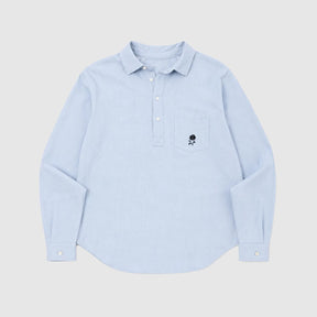 Hollywood Beachwood Blue Shirt Millichamp and Hall