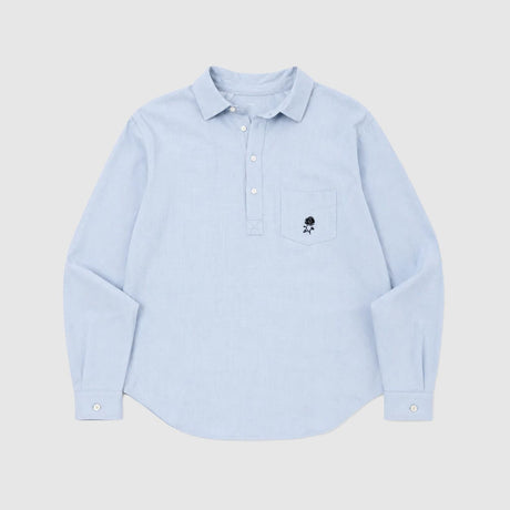 Hollywood Beachwood Blue Shirt Millichamp and Hall