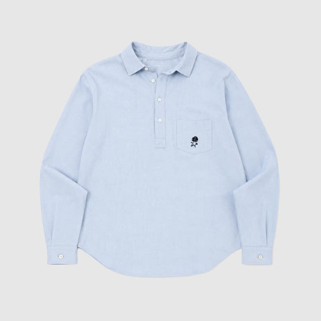 Hollywood Beachwood Blue Shirt Millichamp and Hall