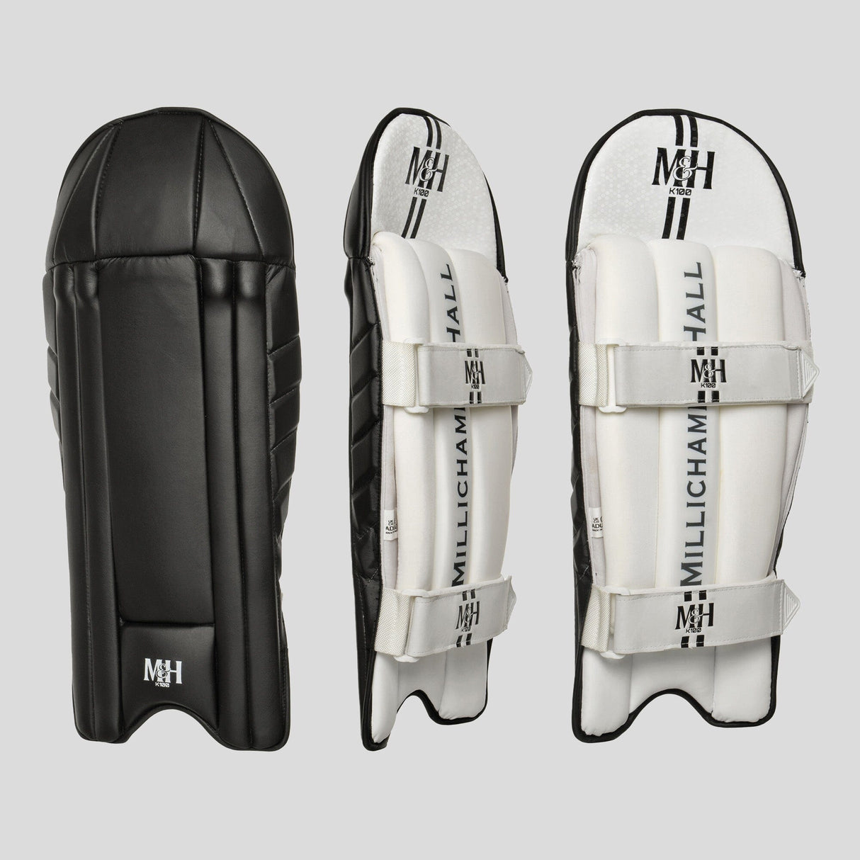 K100 Wicket Keeping Pads Wicketkeeping Millichamp and Hall