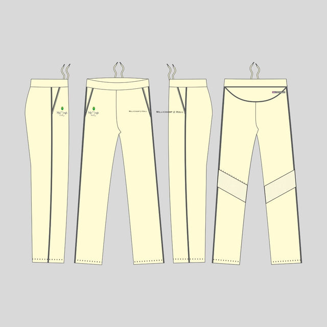 Myerscough White Playing Trousers Millichamp and Hall