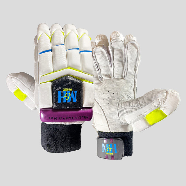 PS100 White Batting Gloves Batting Gloves Millichamp and Hall