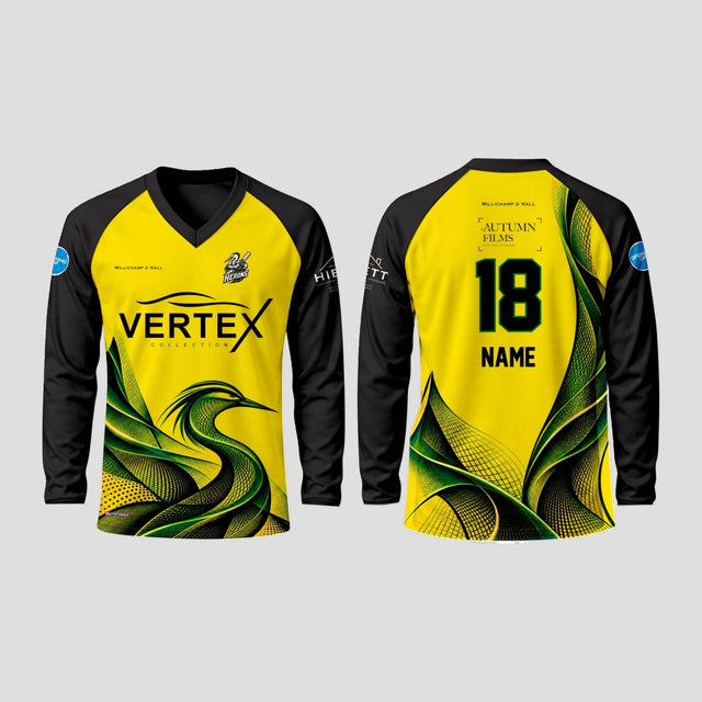 North Curry Junior T20 Shirt (Long Sleeve) Millichamp and Hall